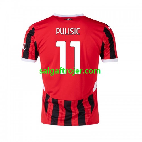 AC Milan Pulisic 11 Fodboldtrøjer Hjemmebanesæt 2024/25 Kort ærmer AC Milan Pulisic 11 Fodboldtrøjer Hjemmebanesæt 2024/25 Kort ærmer